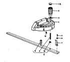 Craftsman 113298051 miter gauge assembly diagram