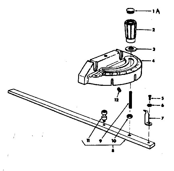 Miter gauge assembly
