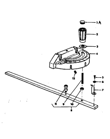 Miter gauge assembly