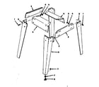 Craftsman 113298051 leg set diagram