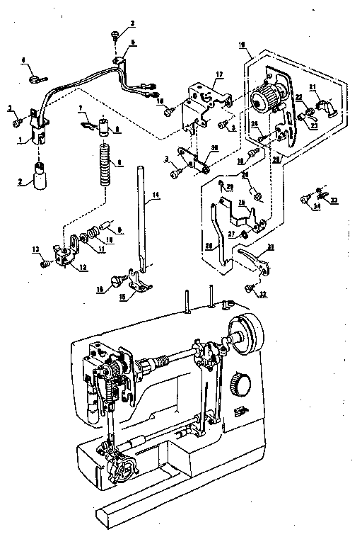 PRESSER BAR ASSEMBLY