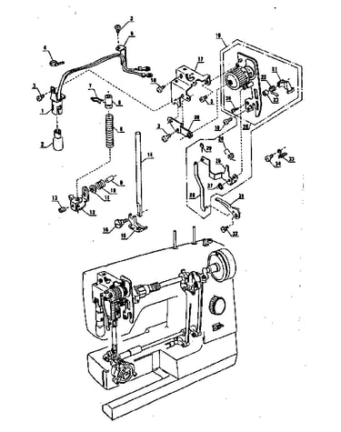 Presser bar assembly