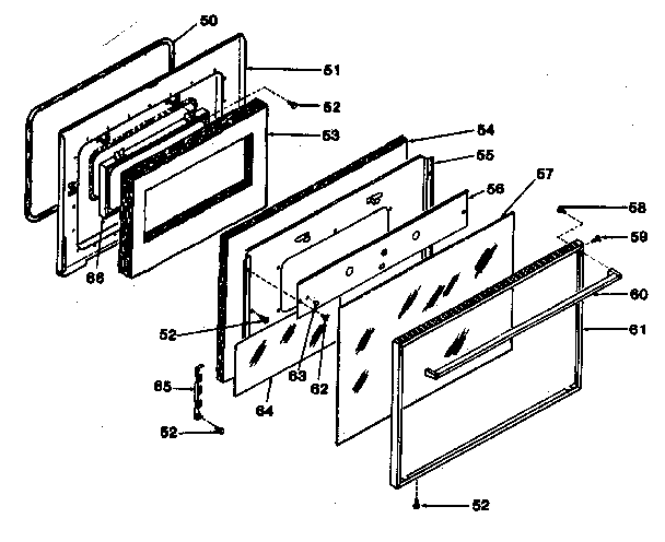 Oven door