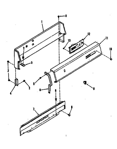 Backguard section