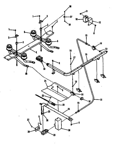 Burner section