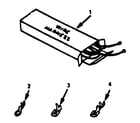 Kenmore 9119368810 wire harnesses and components diagram
