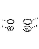 Optional porcelain pan and chrome ring kit