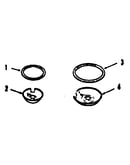 Optional porcelain pan and chrome ring kit