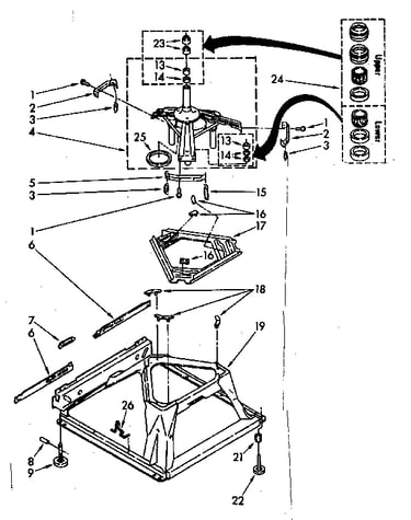 Machine base parts