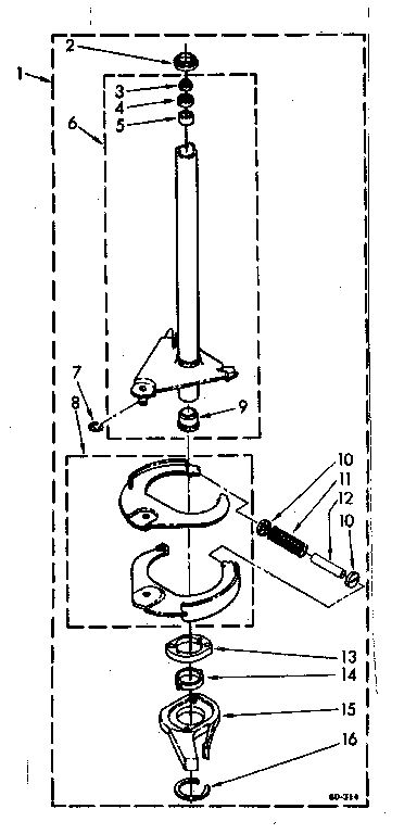 Brake and drive tube parts