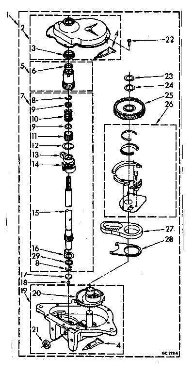 Gearcase parts