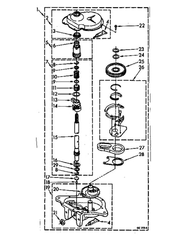 Gearcase parts
