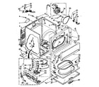Kenmore 11087683810 cabinet parts diagram