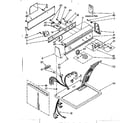 Kenmore 11087692810 top and console parts diagram
