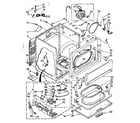 Kenmore 11087692710 cabinet parts diagram