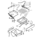 Kenmore 1984686487 evaporator, ice cutter grid and water parts diagram