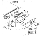 Kenmore 1984686487 escutcheon and control components diagram