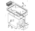 Kenmore 1988185510 cabinet parts diagram