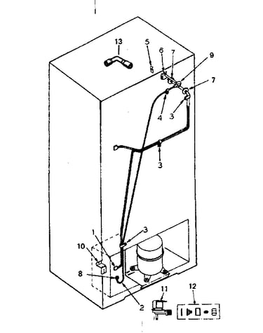 Ice maker installation parts