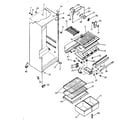 Kenmore 2538387710 cabinet parts diagram
