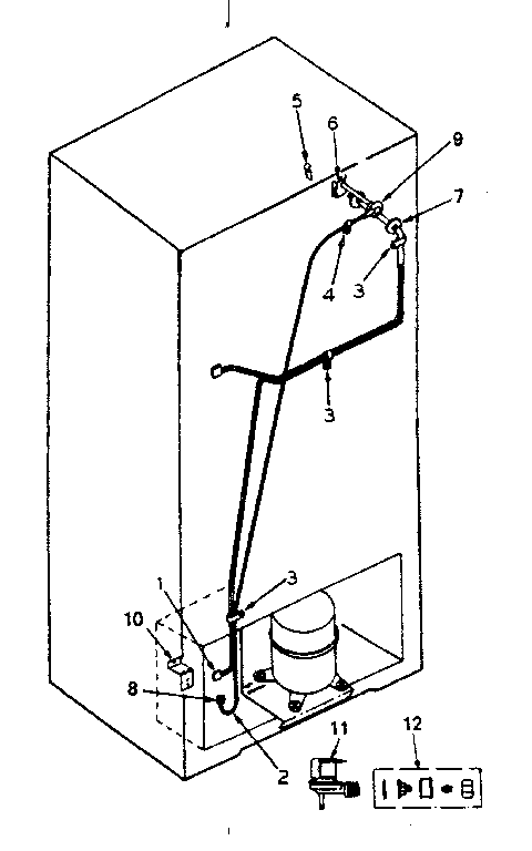 Ice maker installation parts no.8085