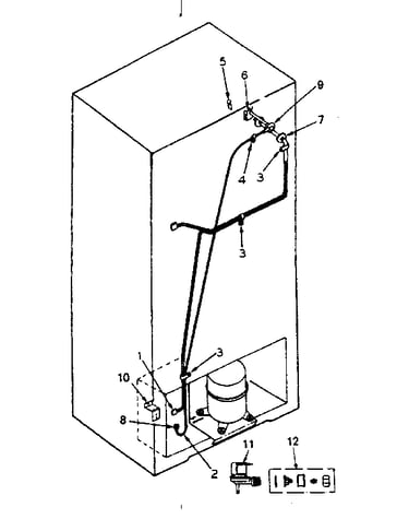 Ice maker installation parts no.8085