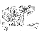 Kenmore 2538387700 ice maker parts diagram