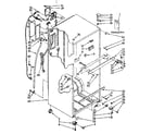Kenmore 1068778260 cabinet parts diagram