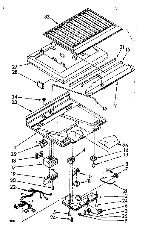 COMPARTMENT SEPARATOR AND CONTROL PARTS