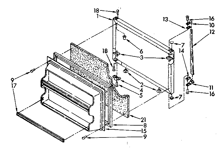 FREEZER DOOR PARTS