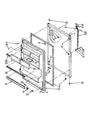 Refrigerator door parts