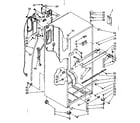 Kenmore 1068378744 cabinet parts diagram