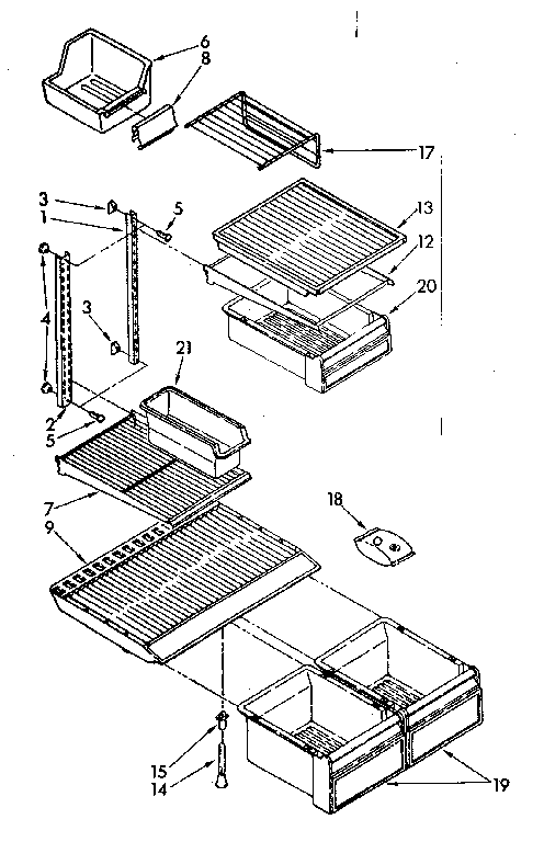 Shelf parts