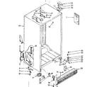 Kenmore 1068566813 cabinet parts diagram