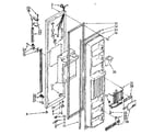 Kenmore 1068566863 freezer door parts diagram