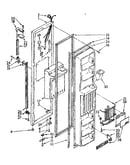 Freezer door parts