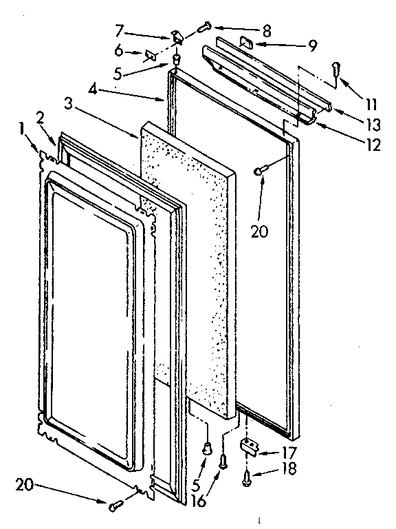 HANDI-DOOR PARTS