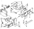 Kenmore 1068566883 air flow and control parts diagram