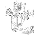 Kenmore 1068566873 air flow parts diagram