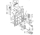 Kenmore 11082403820 rear panel parts diagram