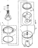 Agitator, basket and tub parts