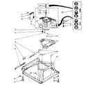 Kenmore 11082403820 machine base parts diagram