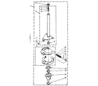 Kenmore 11082403820 brake and drive tube parts diagram