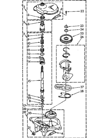 Gearcase parts