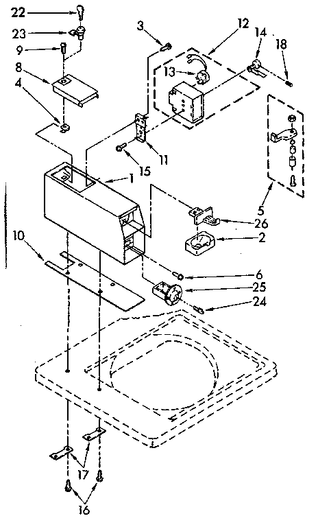 Meter case parts