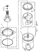 Agitator, basket and tub parts