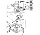 Kenmore 11082405820 machine base parts diagram