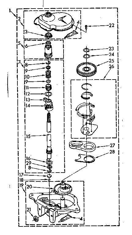 Gearcase parts