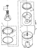 Agitator, basket and tub parts