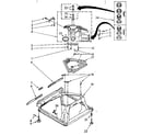 Kenmore 11082407120 machine base parts diagram